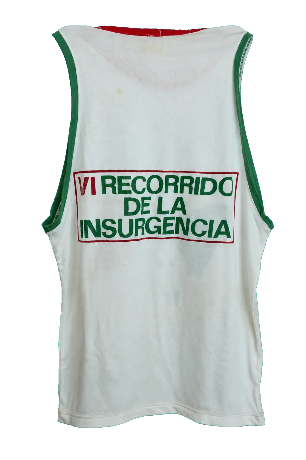 VI Recorrido · Playera sin mangas · reverso